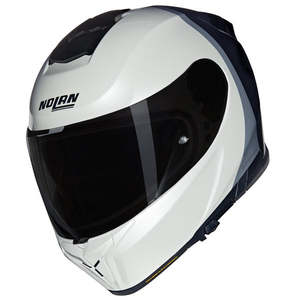 Nolan N80-8 Full Face Helmet - Verniciatura white/black