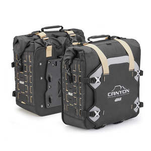 Luggage 1: Givi GRT709B Pannier Bags with M.O.L.L.E System (pair)
