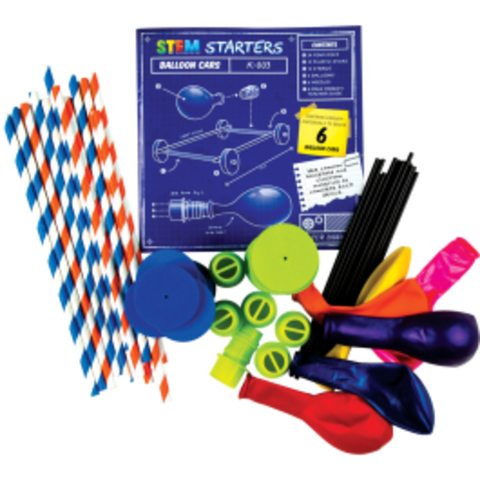 STEM Starters: Balloon Cars Activity Kit School Science Experiments