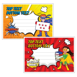 Superheroes Pack A Personalised Certificates
