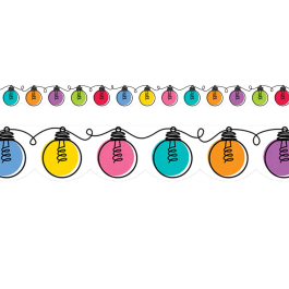 Trimmers & Borders: Doodle Lightbulbs Trimmer