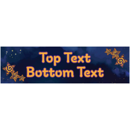 Products: Mataraki Stars Personalised Banner