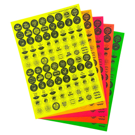 Mumura Fluro Reward Sticker Value Pack