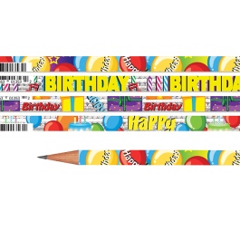 Incentives: Birthday Glitz Assorted Pencils