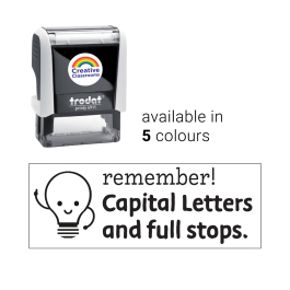 Remember Capital Letters and full stops Stamp
