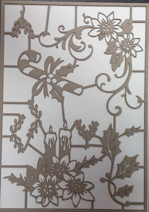 Products: Imagine If Christmas Candle Chipboard