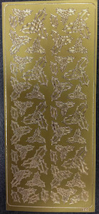 Peel Craft Holly Peel Craft Stickers Silver Sheet PC1658G