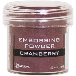 Products: Ranger Embossing Powder - Cranberry