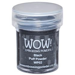 WOW Embossing Powder - Black Puff