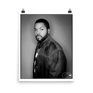 Chris Cuffaro AR+artist™ myblack.app poster series 1 - Ice Cube