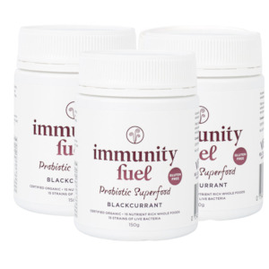 Probiotic Superfoods Value Packs: 3 x 150g Blackcurrant GF Probiotic Superfood Powder