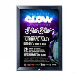 Lockable Snap Frame A4 Black