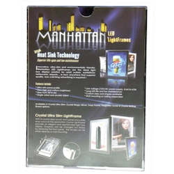 Sign Menu Poster Holders: Wall Mounted A4 Display Holder Portrait or Landscape