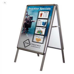 Freestanding Poster Snap Frame Holders: A frame Sign Holder A1