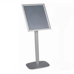 Freestanding Poster Snap Frame Holders: Snap Frame Display Stand Silver A3 Landscape / Portrait