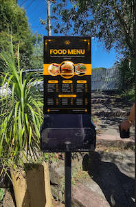 Hand Sanitizer Dispensing Stands: Freestanding A4 Sign Holder with Hand Sanitizer  Bottle Holder