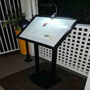 Home Page Feature Collection: LED Menu Display Light Clip on Rechargable