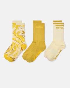 SOCKS: Impala Marawa Sock 3pk - Marawa Gold