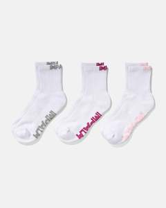 Impala Everyday Socks 3 Pack - White