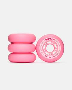 Impala Inline Skate Wheels (4-pack) - Bubblegum Pink