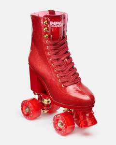 Impala Marawa High Heel Skate - Marawa Red Glitter