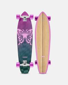 Skateboards: Impala Zeina Longboard - Bamboo / Y2K
