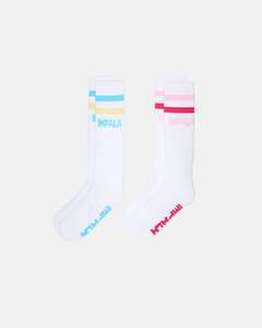 Impala High Stripe Sock 2 Pack - Pastel