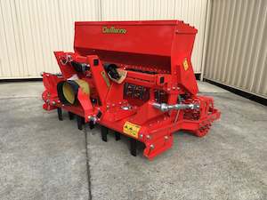 Seeders: Rotex M150 Power Harrow with Seeder and Roller