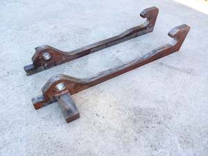 JCB Qfit weld on brackets  PAIR