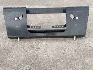 Hitch Adaptor blank to skidsteer