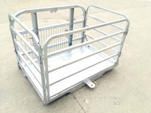 Heavy Duty 1.5m Galvanised Transport Tray with Tow Bar