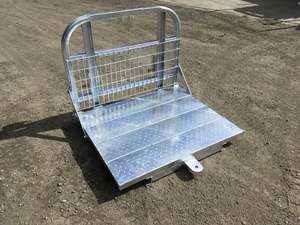 Carry All Transport Tray with Tow Bar (Galvanised)
