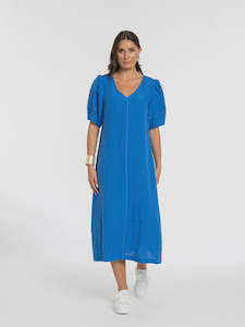 Dresses: Chance Dress -Cobalt