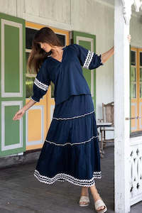 Ziggy Maxi Dress -Navy