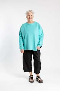 Sweatshirts/Hoodies: Effortless Sweater-Mint