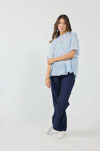 Drama The Label: Cypress Blouse - Blue Water