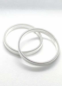 Archer House: Stretch Metal Bands (pair) -Silver