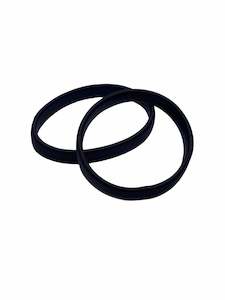 Archer House: Stretch Metal Bands (pair) -Black