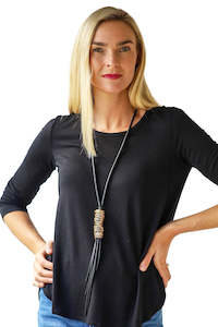 Archer House: Twisted Metal Coil Rubber Nkl -Matt Gold/Black