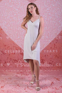 Annah Stretton: Zita Zara Slip -Silver