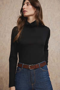 Toorallie: Leather Belt -Espresso