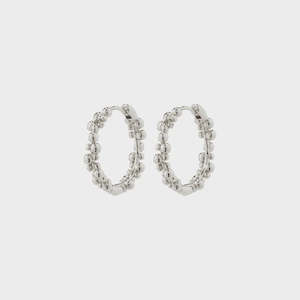 Solidarity  Hoop earrings - Silver Plated