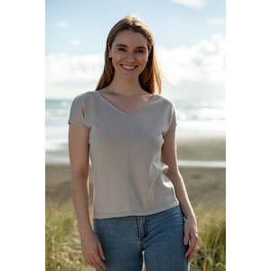 Mesh Back Top - Sand