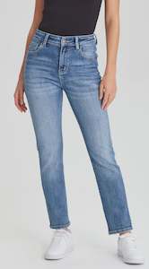 Junkfood Jeans: Peachy Push Up Jean -Denim Blue