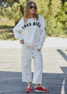 Frenchie Sweat-Off White