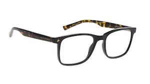 Sunglasses Readers Bluelights: The Maimonides Blue Light Glasses - Jet Black/Clear