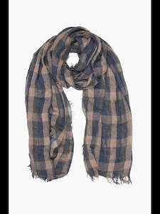 Jackson Check Scarf -Mist