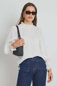 Ivy Jack: Emphatic Top - Ivory Stripe