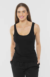 Essential Short Tank -Black
