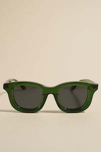 Chelsea Chunky Round Sunglasses - Forest